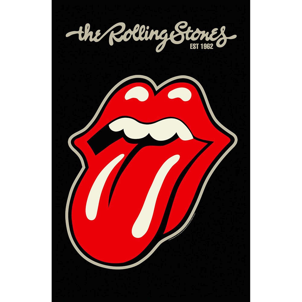 The Rolling Stones - Tongue Textile Poster - Multicolours
